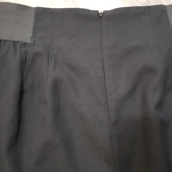 RW&Co Pencil Skirt Black Pleated With Elastic Insert Sz L - Picture 6 of 10